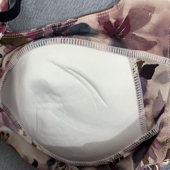 LINC Flawless Support Bra Womens Large Winter Jasmine Floral Adjustable MSRP $48 - Picture 11 of 13